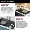 30&rdquo; Undermount 16 Gauge Workstation Kitchen Sink Single Bowl with WorkFlow&trade; Ledge and Accessories